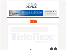 Tablet Screenshot of massdevice.com